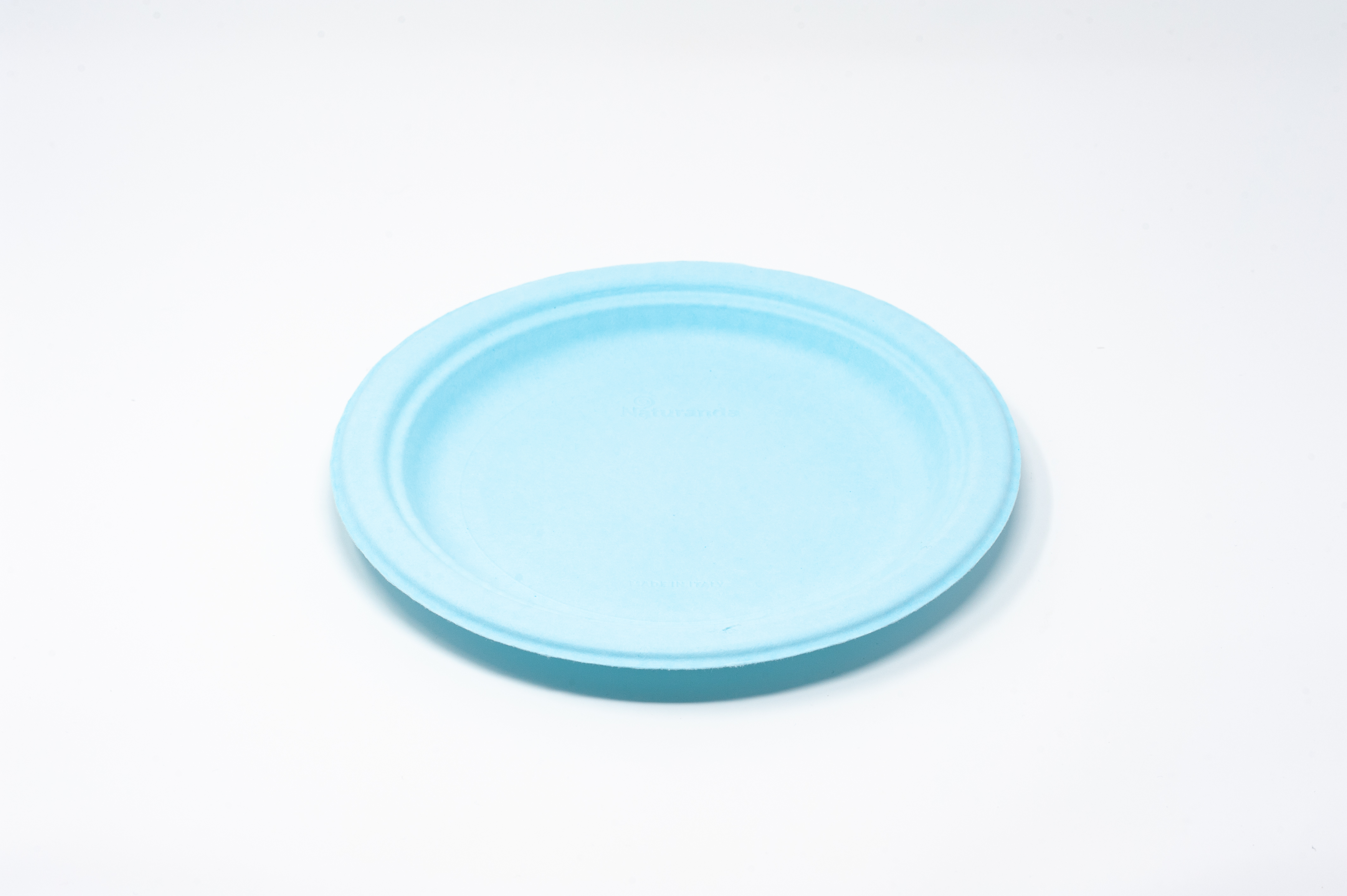 Piatto in polpa di cellulosa – azzurro (300 pezzi)