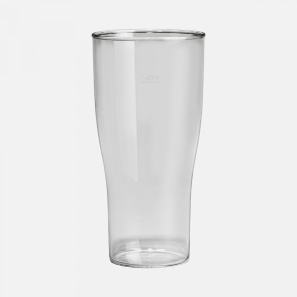 bicchiere birra infrangibile trasparente